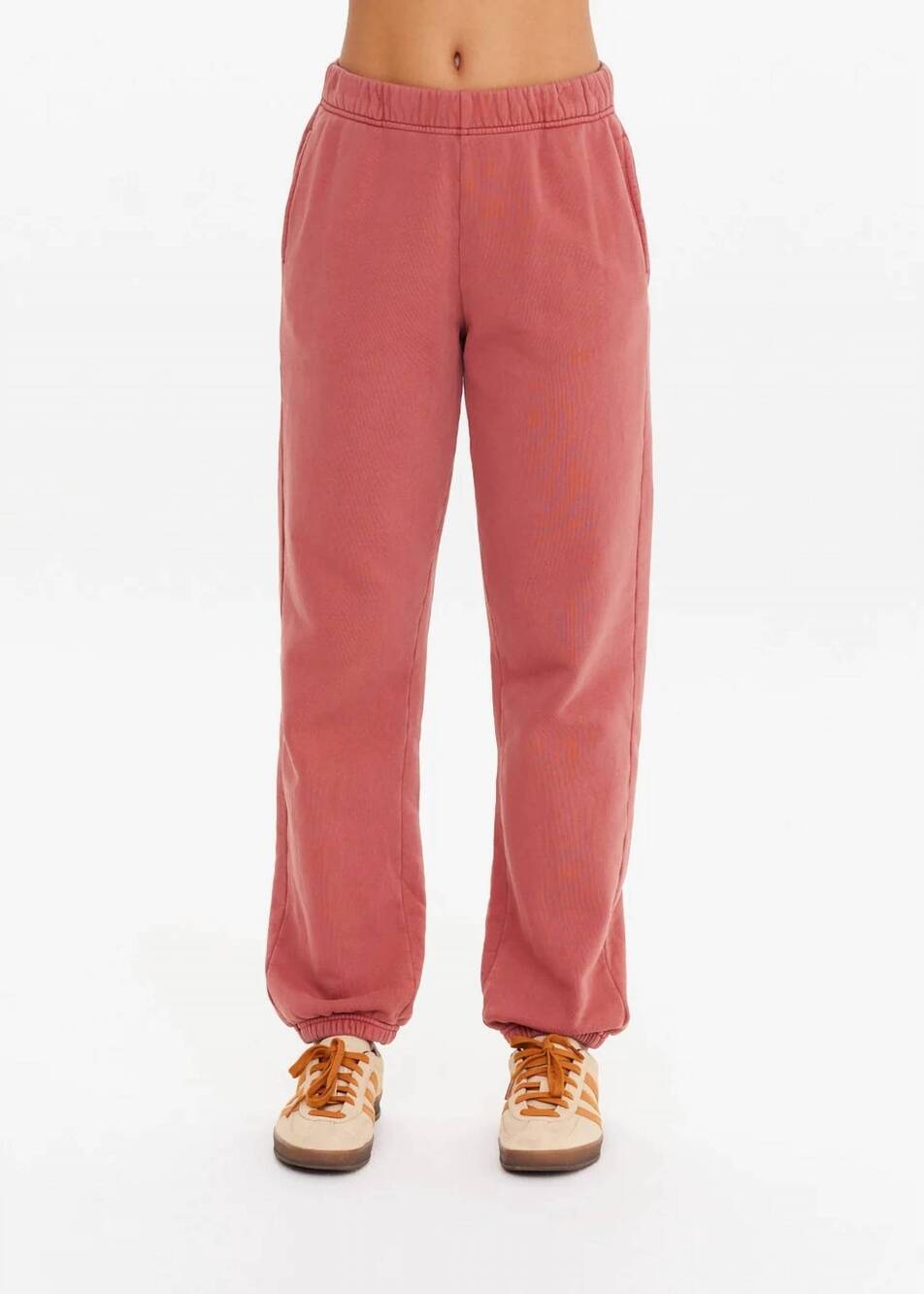NEW THE UPSIDE women's serendipity harrison track pants in sienna
